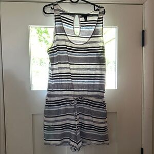 Old Navy Striped Sleeveless Romper